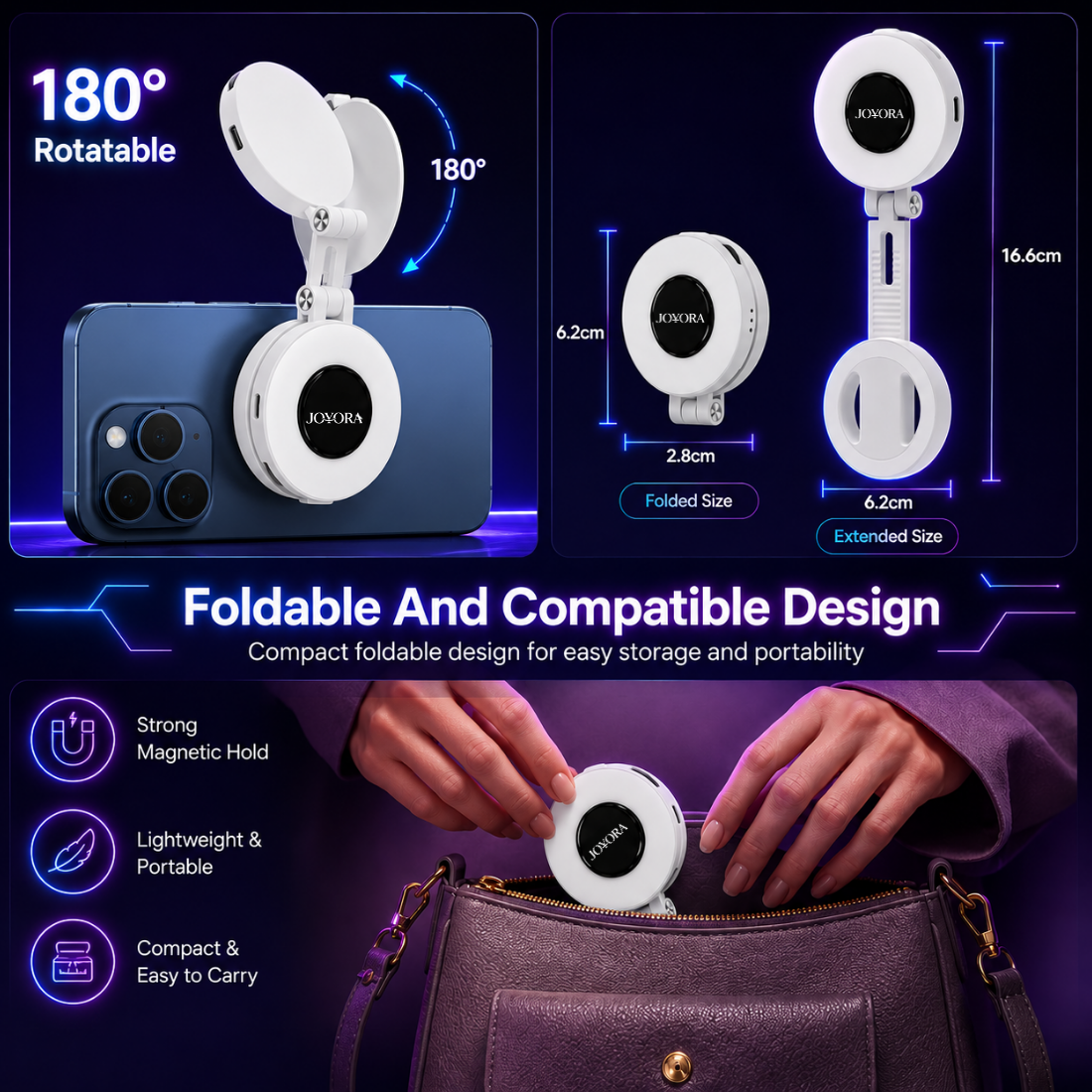 magnetic selfie light
