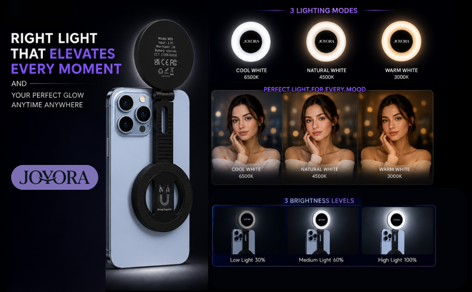 magnetic selfie light