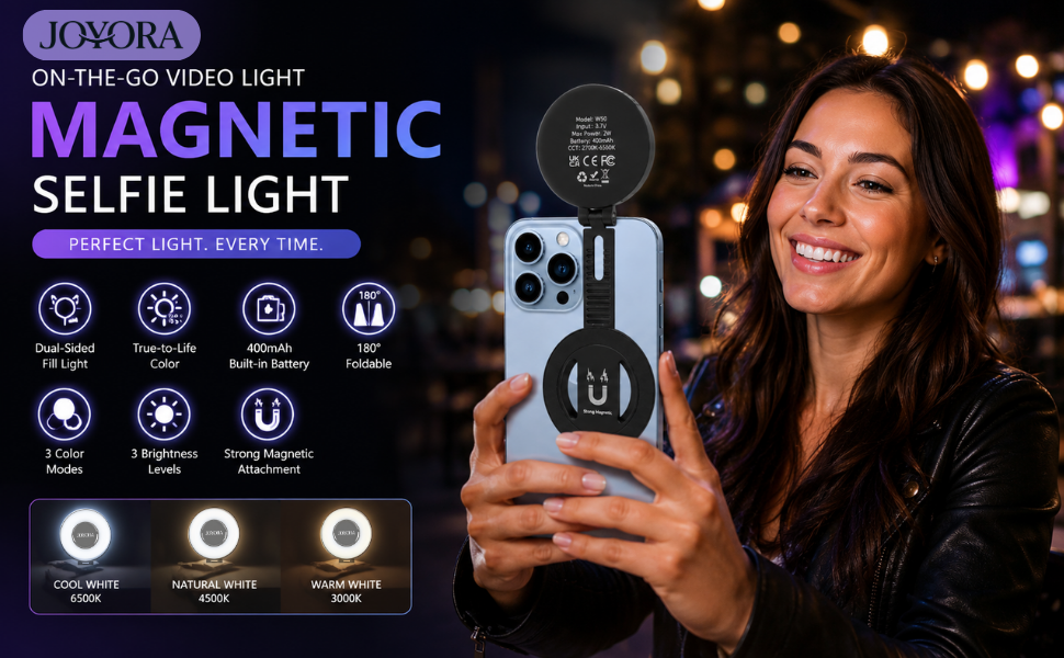 magnetic selfie light