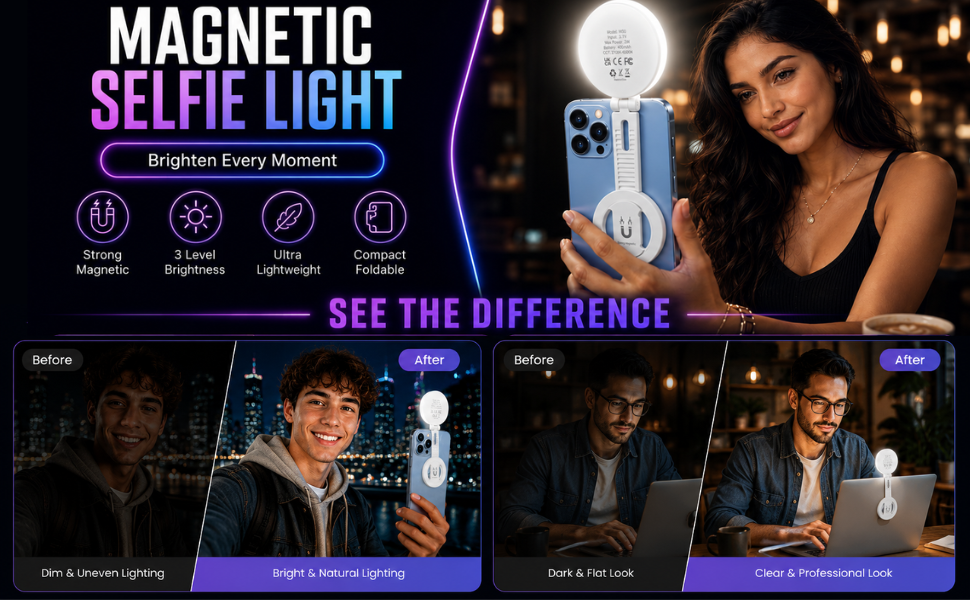 magnetic selfie light
