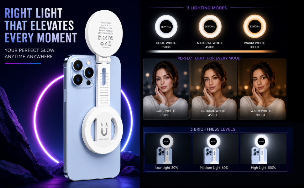 magnetic selfie light